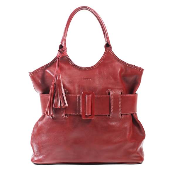 'Belted Bag Handbag With Belt Rasberry