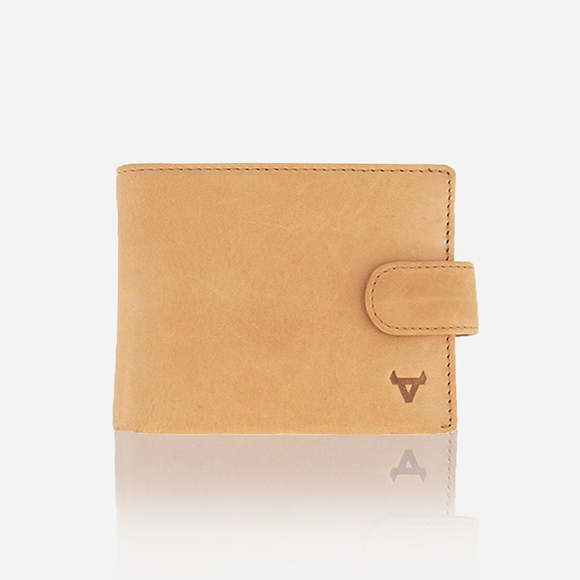 Cooper Wallet With Tab   Tan