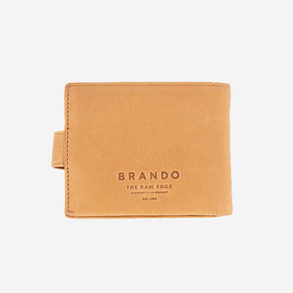 Cooper Wallet With Tab   Tan