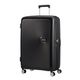 American tourister 32g soundbox spinner luggage collection 77 black front3qrtr