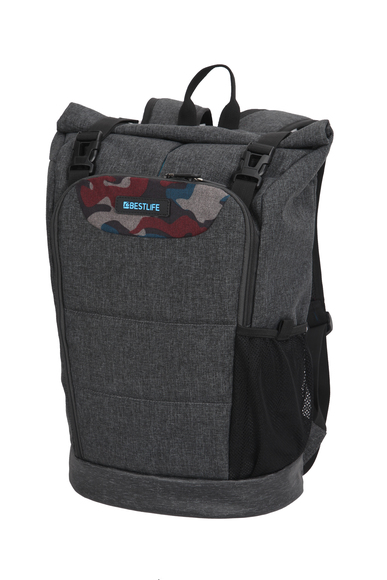 BB3285-1-15.6 BESTLIFE Backpack with Foldable Flap Cover and USB Connector