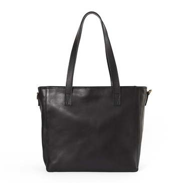 X0001452 Caris Leather Everyday Tote - Black