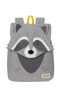 132079 8734 happy sammies eco backpack s  raccoon remy front 1
