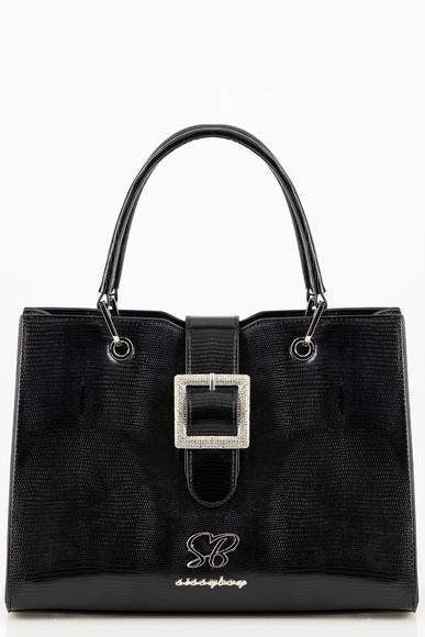 Sissy Boy Buckle Tote black