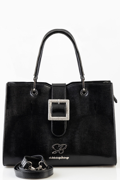 Sissy Boy Buckle Tote black