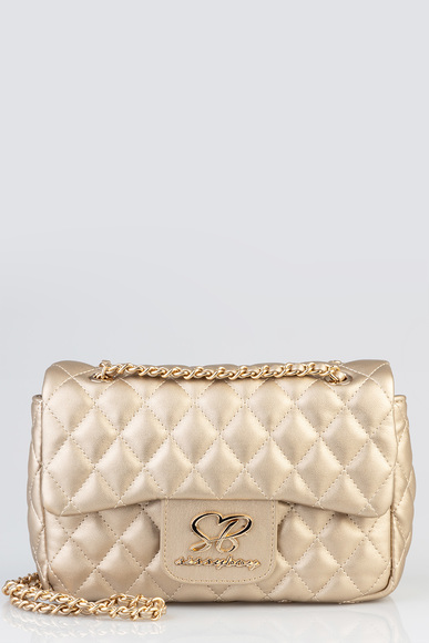 Sissy Boy Quilted Shoulder Gold 