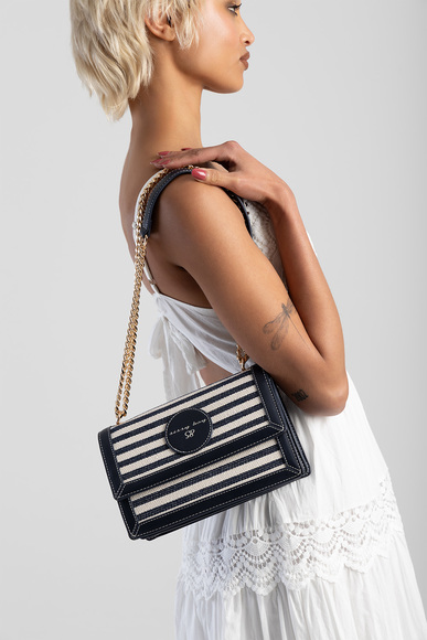 Sissy Boy Striped Crossbody 