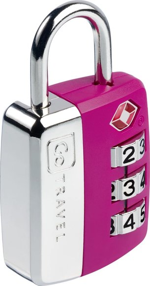 Adams International BIG WHEEL TSA LOCK PINK