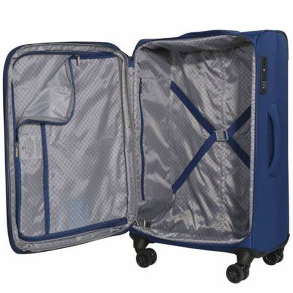 CONWOOD JULIET CARRY ON TROLLEY CASE BLUE