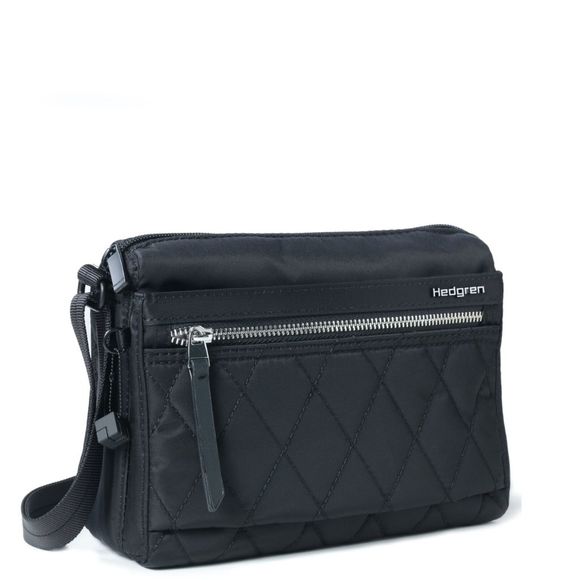 Hedgren Inner City - Shoulder Bag - Quilted  Full Black