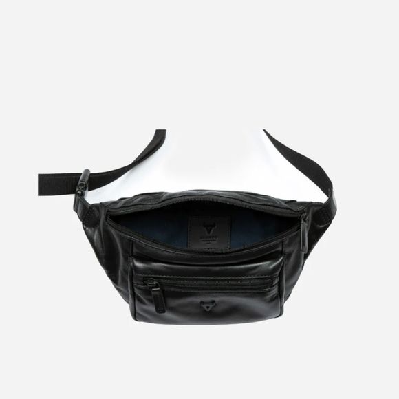 Brando Armstong Classic Style Waist Bag Black