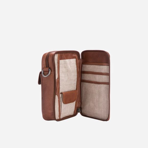 Brando Impala Organiser With handstrap - Copper Brown