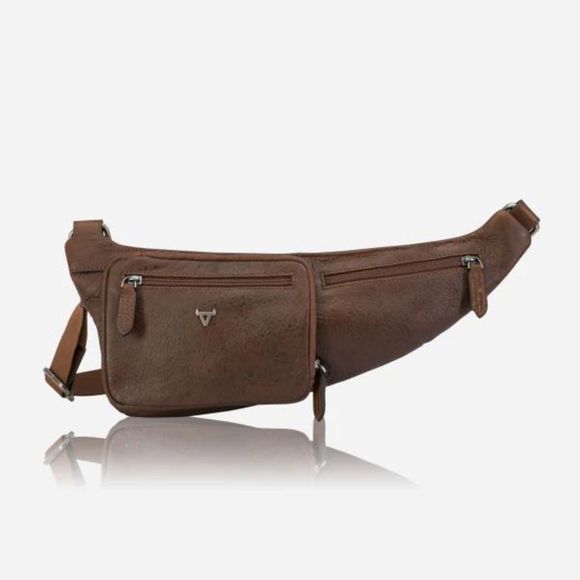 Brando ORYX Front Crossover Bag - Brown