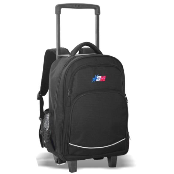 Top Mark School Mate Trolley Backpack Medium - Black