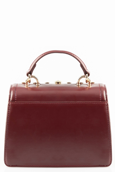 SB BG782 Detailed Mini Handbag - Burgundy 