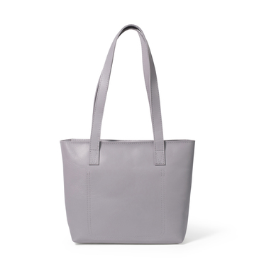 X0001661 Milly leather midi tote bag - Alloy Grey